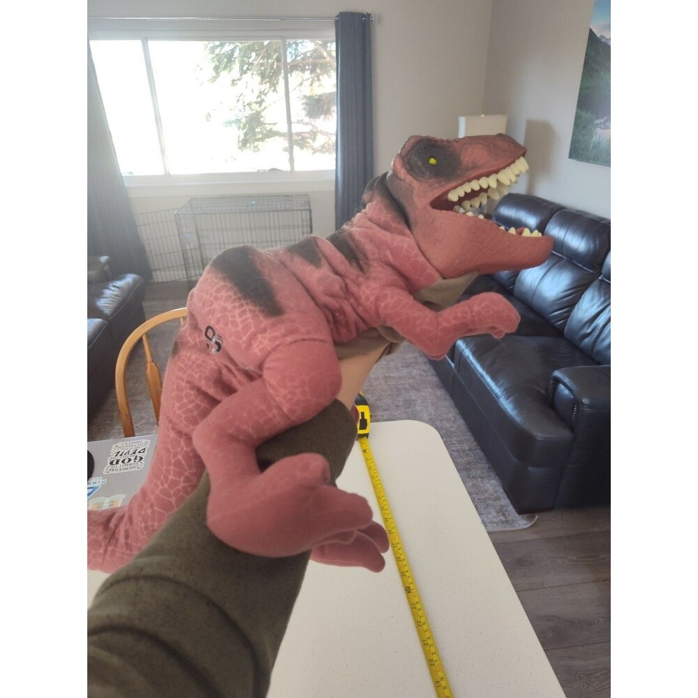 Jurassic Park Hand Puppet 1996 The Lost World T-Rex Dinosaur Full Body Vintage